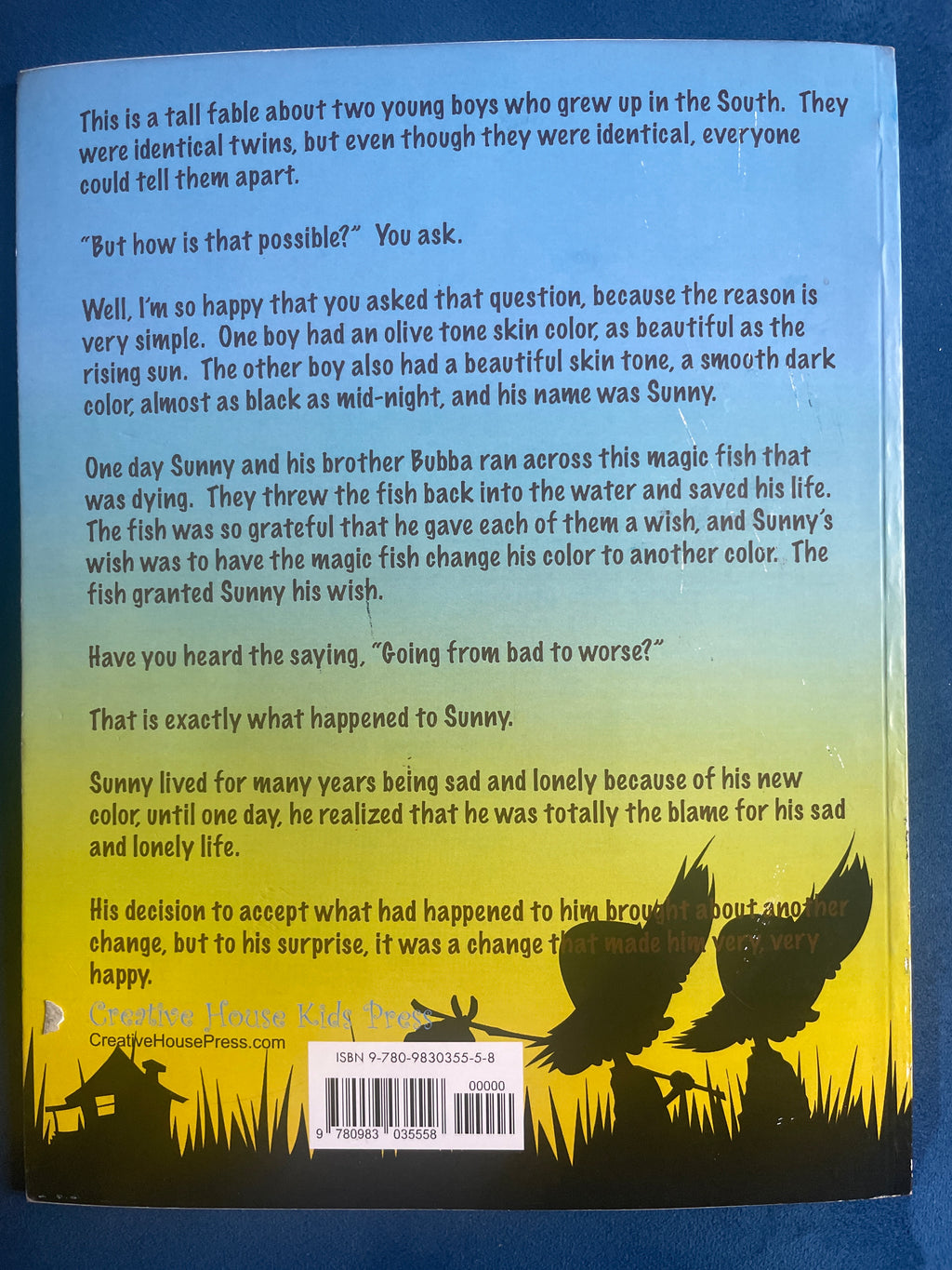 The Boy Who Hated Being Black. Children’s Book