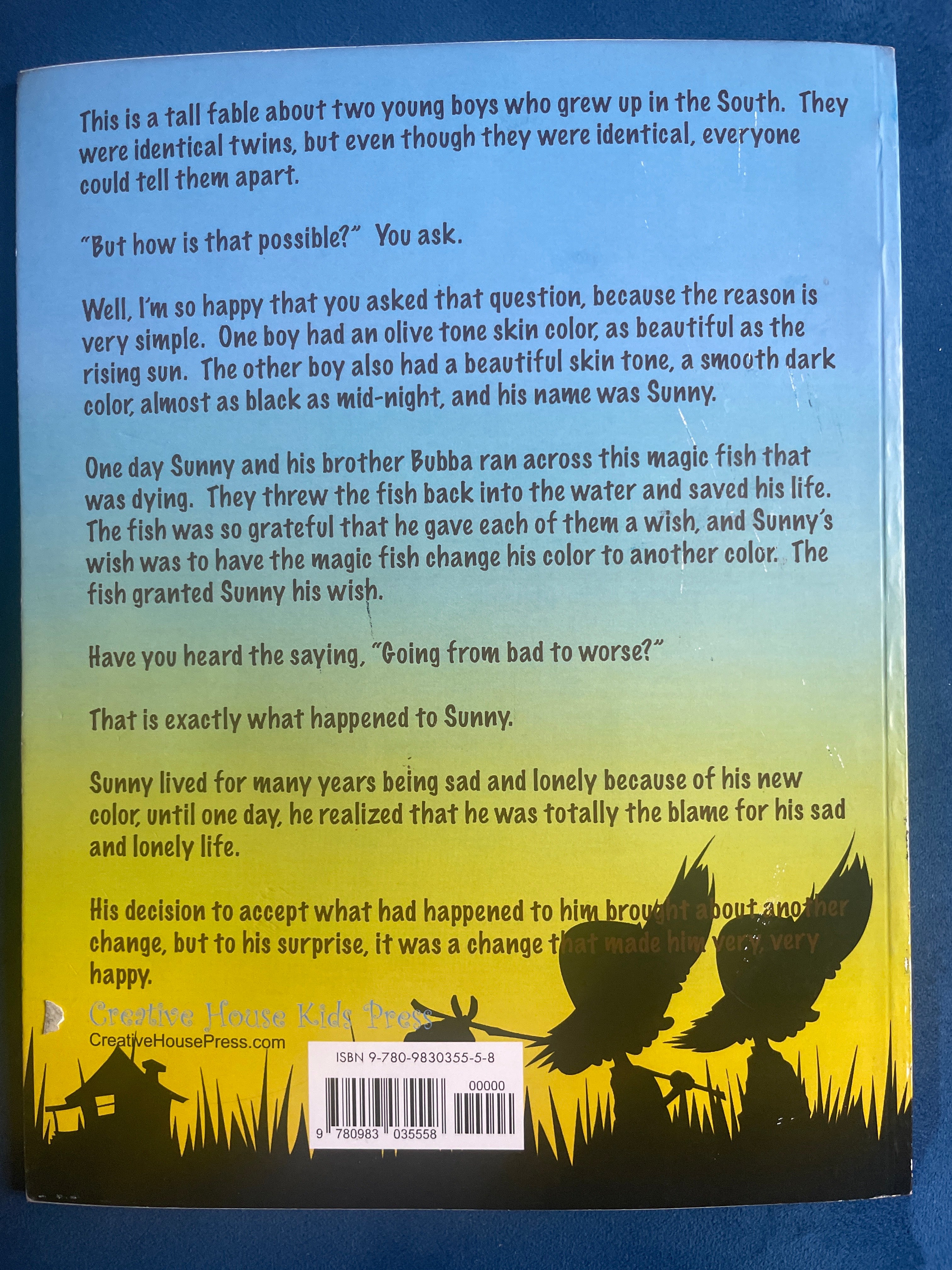 The Boy Who Hated Being Black. Children’s Book
